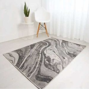 Balletto 21EA Grey Anthra Abstract Modern Rug by Ultimate Rug