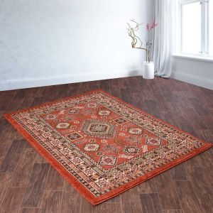 Cashmere 5568 Terra Traditional Rug by HMC