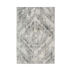 Abstract D176A Square Grey Geometric Modern Rug By Oriental Weavers