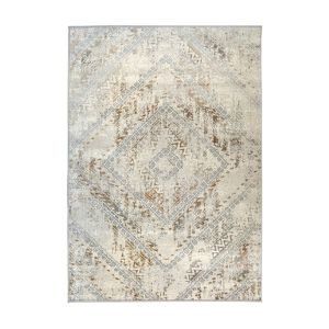 Abstract D176F Square Ochre Geometric Modern Rug By Oriental Weavers