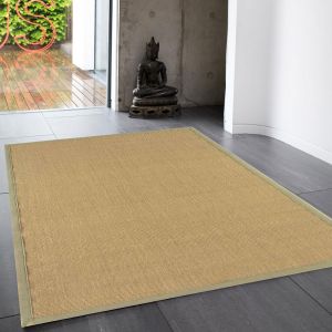 Sisal Linen/Sage Natural Decorative Rug  by Asiatic