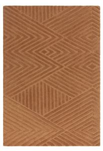 Asiatic Hague Desert Sand Geometric Textured Hand Tufted Wool Rug 