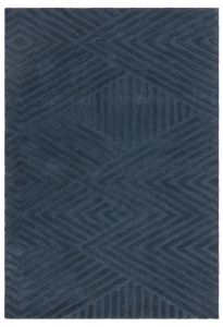 Asiatic Hague Teal Geometric Textured Hand Tufted Wool Rug 