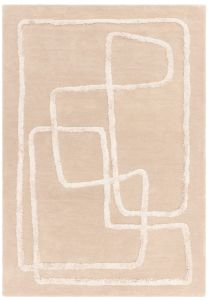 Asiatic Infinity 95 Sand Beige Wool Hand Tufted Contemporary Rug
