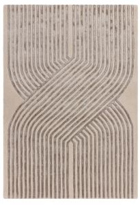 Asiatic Matrix MAX99 Solstice Ivory Striped Hand Tufted Wool Rug