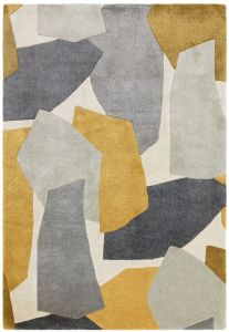 Asiatic Romy 10 Element Ochre Modern Abstract Hand Tufted PET Rug 