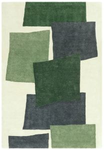 Asiatic Romy 12 Papercut Green Modern Abstract Hand Tufted PET Rug 