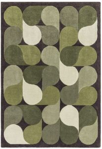 Asiatic Romy 15 Jive Green Modern Abstract Hand Tufted PET Rug