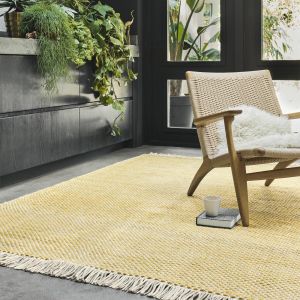 Atelier Craft Wool Rugs 49506 Yellow by Brink and Campman