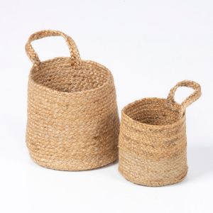Barbican Natural Hanging Nested Basket By Esselle