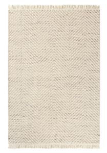 Atelier Twill Wool Rugs 49201 Cream by Brink and Campman