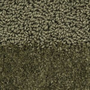 Brink & Campman Twinset Cut 021507 Olive Night Plain Shaggy Wool Rug