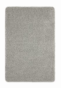 Buddy Washable Plain Rugs in Ghost Grey