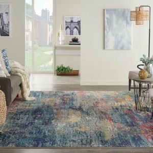 Celestial CES16 Multicolor Abstract Rug by Nourison