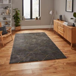 Craft 23486 Abstract Rugs in Dark Grey