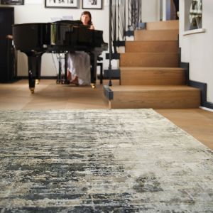 Elements Wool Rugs in Midnight
