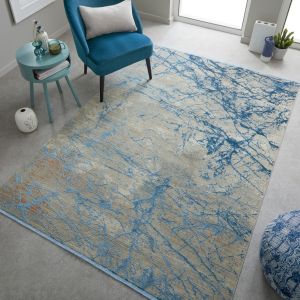 Concept Looms Emerald EMR101 Blue Abstract Rug