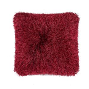 Origins Extravagance Red Shaggy Cushion