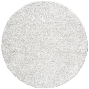 Mehari 23500 6242 Mottled Speckled Shaggy Circle Rugs in Cream
