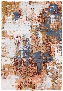 Moda 47127/GC990 Pink Abstract Rug by Mastercraft