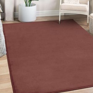 Moda Plain Rugs in Chocolate by Rugstyle