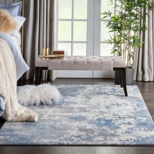 Rustic Textures Rugs RUS08 in GRYBL