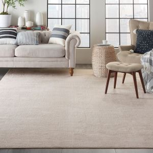 Silky Textures Rugs SLY01 by Nourison in Ivory Grey