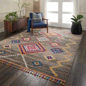 Nomad Rugs NMD05 by Nourison in Grey