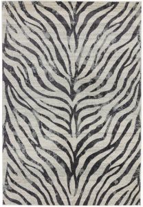Nova NV27 Zebra Grey Abstract Rug  by Asiatic