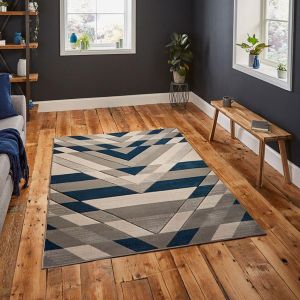 Pembroke Rugs G2075 in Grey and Blue