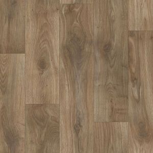 FCTY619MP Wood Effect Anti Slip Dark Brown Vinyl Flooring 3m X 10m