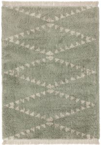 Rocco Boho Moroccan Rugs RC02 in Green
