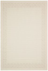 Terrazzo TRZ01 Natural Bordered Rug By Concept Looms