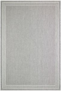 Terrazzo TRZ02 Grey Bordered Rug By Concept Looms