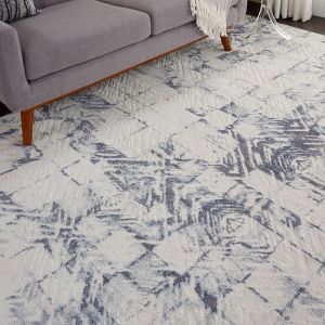 Urban Decor Rugs URD02 by Nourison in Ivory and Blue