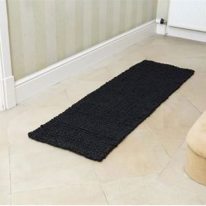 Whitefield Black Boucle Runner By Esselle