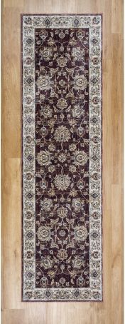 Alhambra Traditional 6992A Runner Rugs in Dark Blue Red