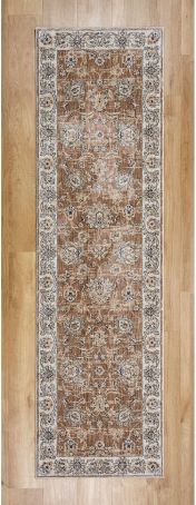Alhambra Traditional 6992A Runner Rugs in Rose Pink Beige