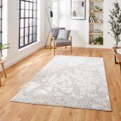 Think Rugs Apollo 2677 Grey Ivory Abstract Rug