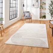 Think Rugs Apollo 2683 Grey Ivory Abstract Rug