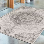 Nova Abstract Rugs NV26 in Ivory