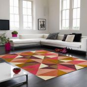 Reef Kite Rugs RF02 in Pink and Multicolours