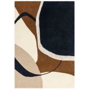 Asiatic Matrix MAX105 Signature Rust Abstract Hand Tufted Wool Rug
