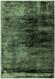 Dolce Plain Viscose Rugs in Green