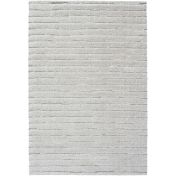 Dune 014-0008 2181 Carved Striped Grey Shaggy Rug by Mastercraft
