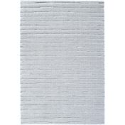 Dune 014-0008 5181 Carved Striped Grey Shaggy Rug by Mastercraft