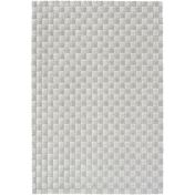Dune 014-0010 2161 Carved Checked Grey shaggy Rug by Mastercraft