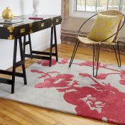 Floral 300 Rugs 039600 in Poppy by Florence Broadhurst