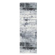 Galleria Abstract 63378 6656 Runner Rugs in Grey