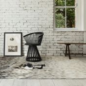 Gaucho Genuine Leather Patch Modern rugs in diamond